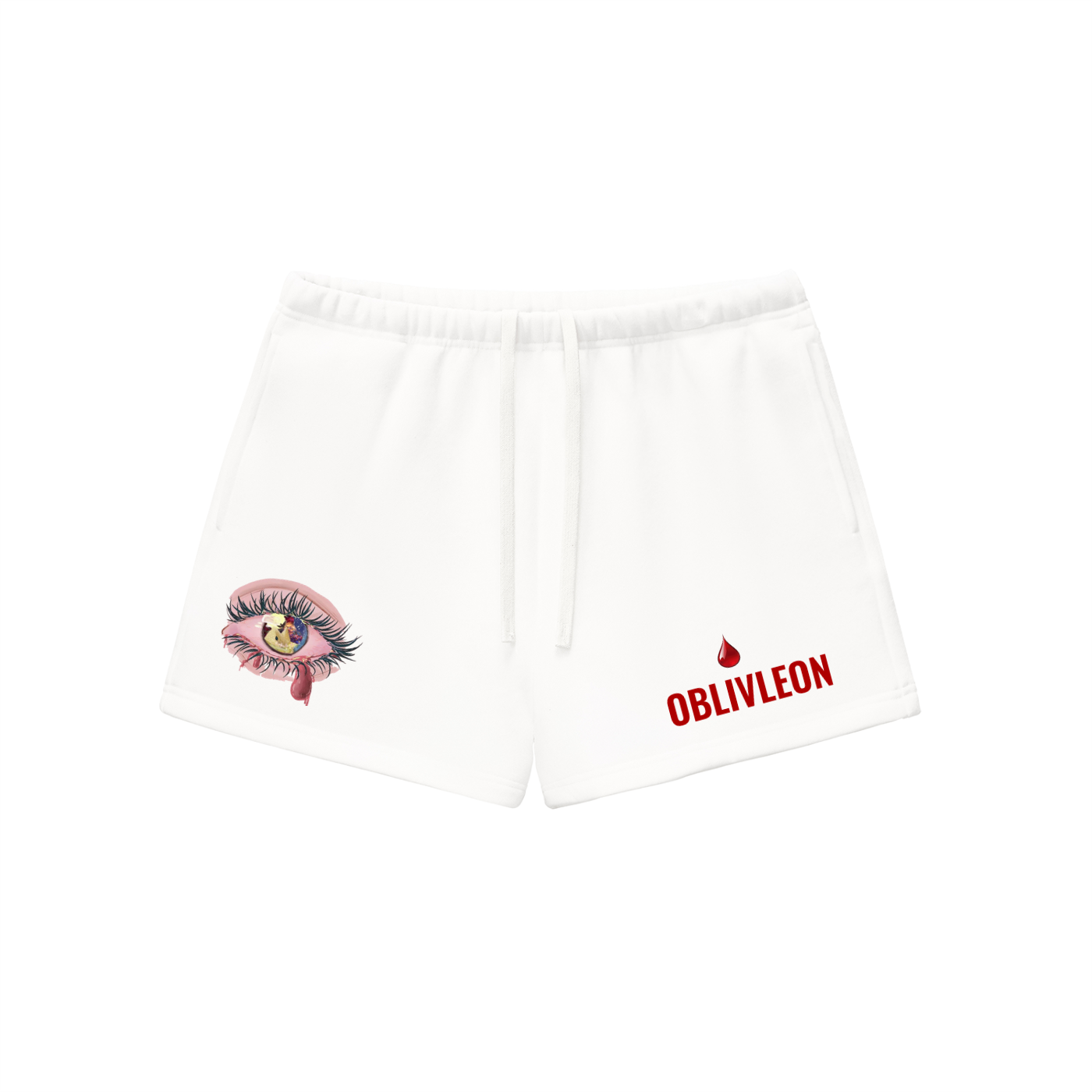 OBLIVLEON women's Fleece Drawstring shorts